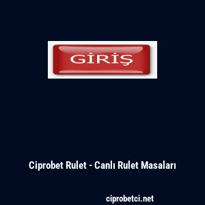 Ciprobet Rulet - Canlı Rulet Masaları